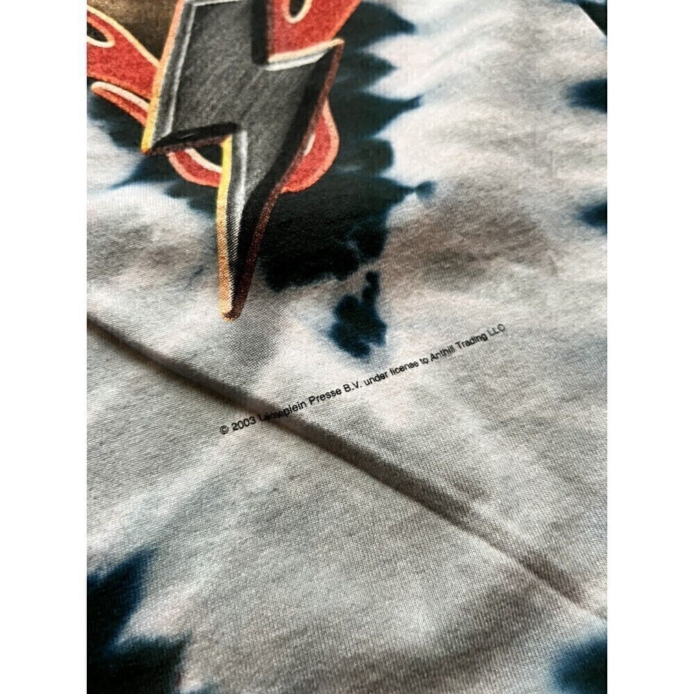 AC/DC Vintage Liquid Blue Single Stitch Highway To Hell 666 2003 T-Shirt XXL USA - Picture 10 of 10